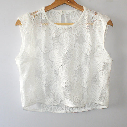 Top Encaje Blanco