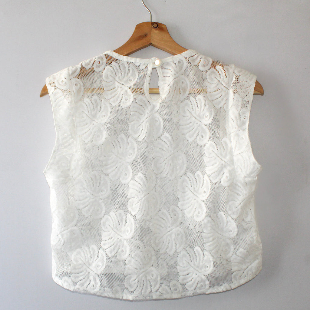Top Encaje Blanco