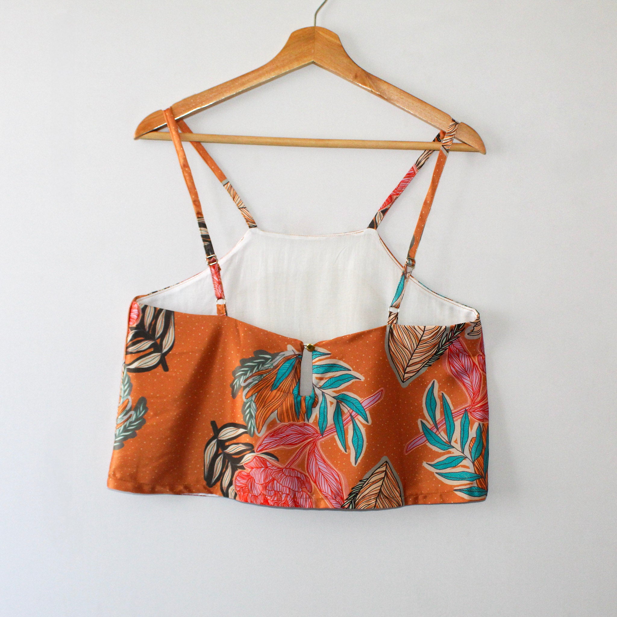 Top de Satén Estampado