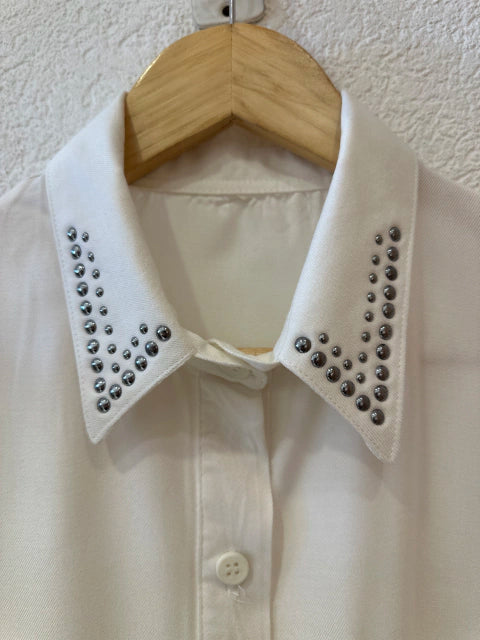 Camisa tachas blanca
