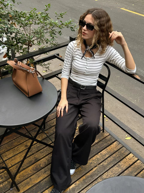 Polera morley rayada